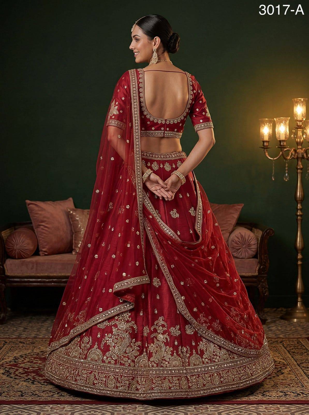 Maharani 3017 By Fashid Indian Traditional Wear Bridal Collection Beautiful Stylish Fancy Colorful Bridal Wear & Occasional Wear Fancy Lehengas At Wholesale Price